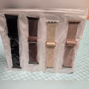 Set of Four Braided SE Apple Watch Bands